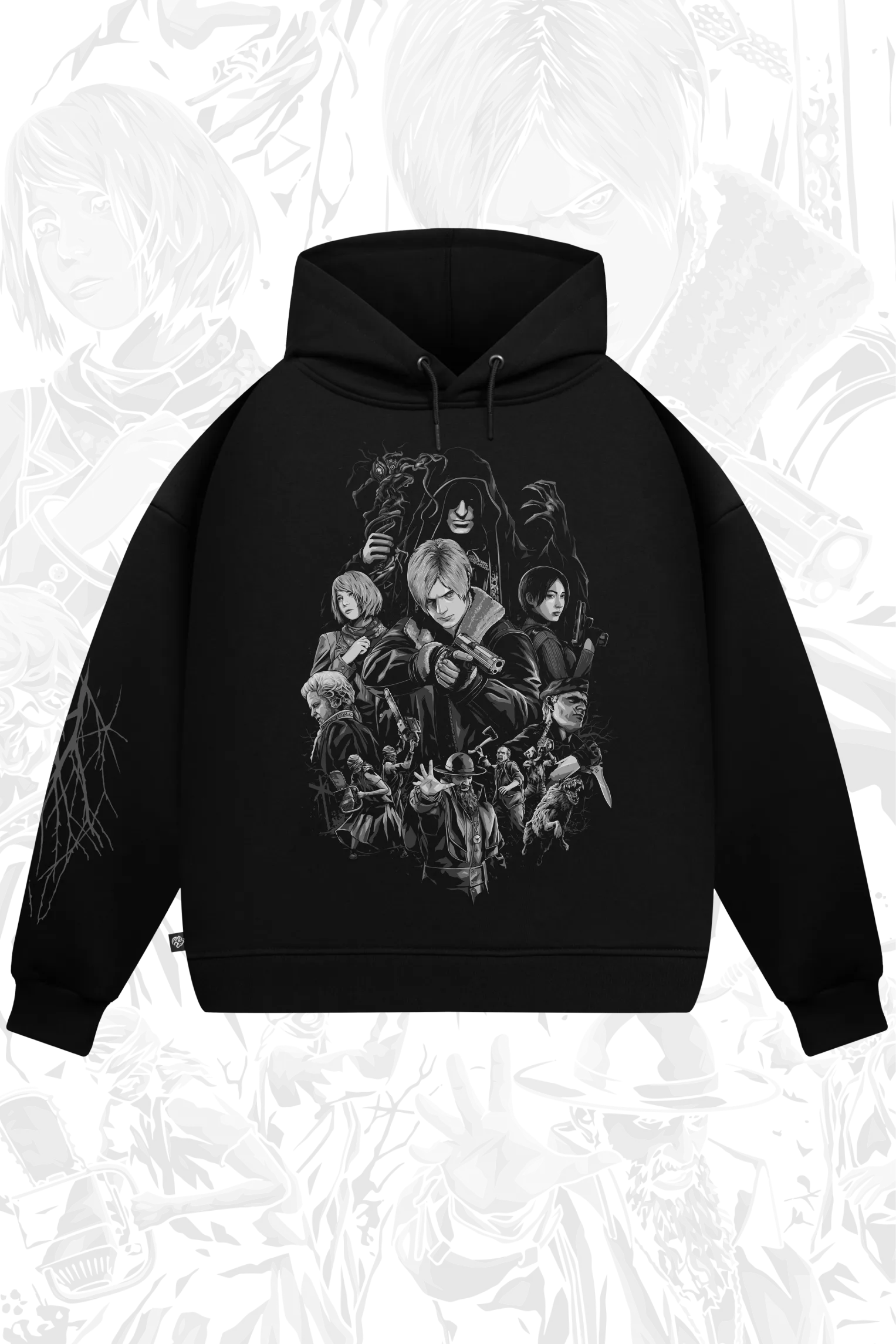 Оверсайз худи Biohazard 4 (Обитель зла) 1